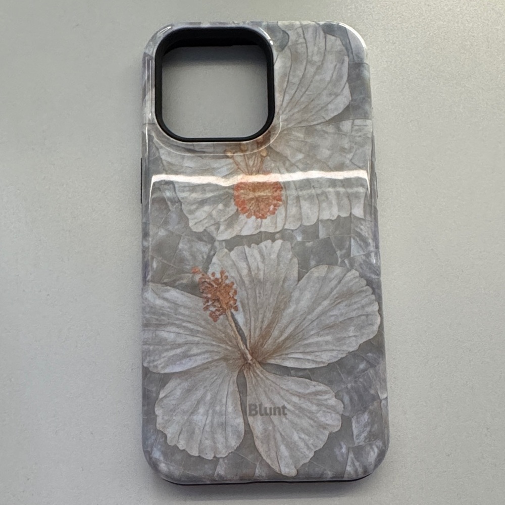 Floral Phone Case - Gray